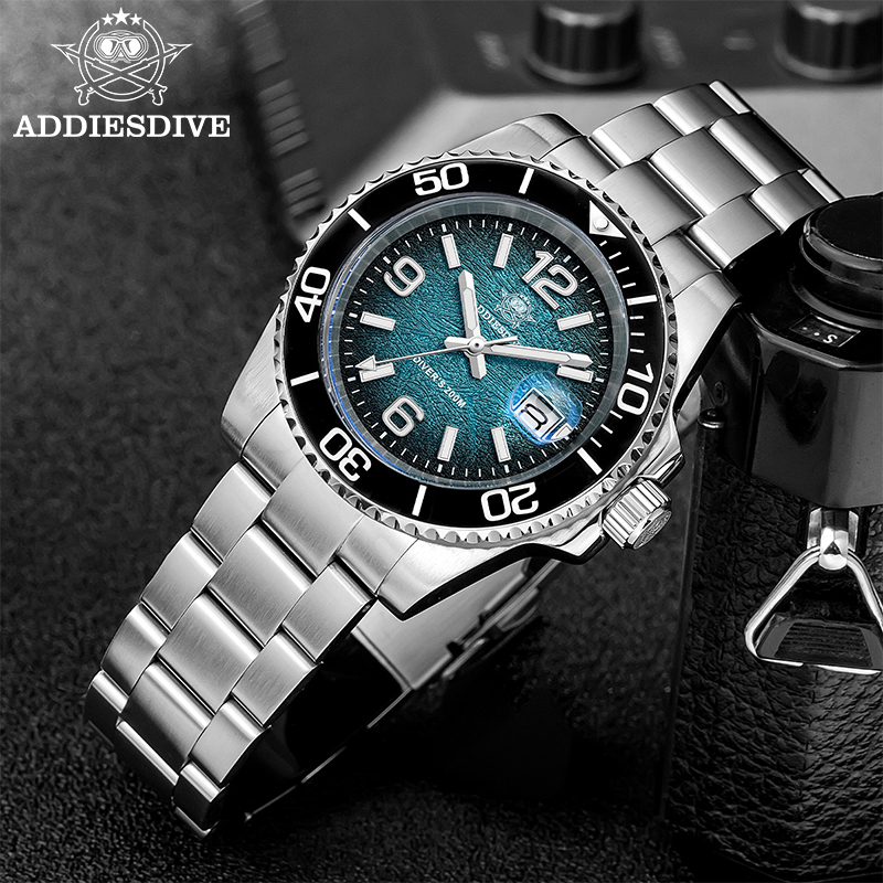 Rolex Watch Submariner - Addiesdive 41mm relógio de mergulho masculino