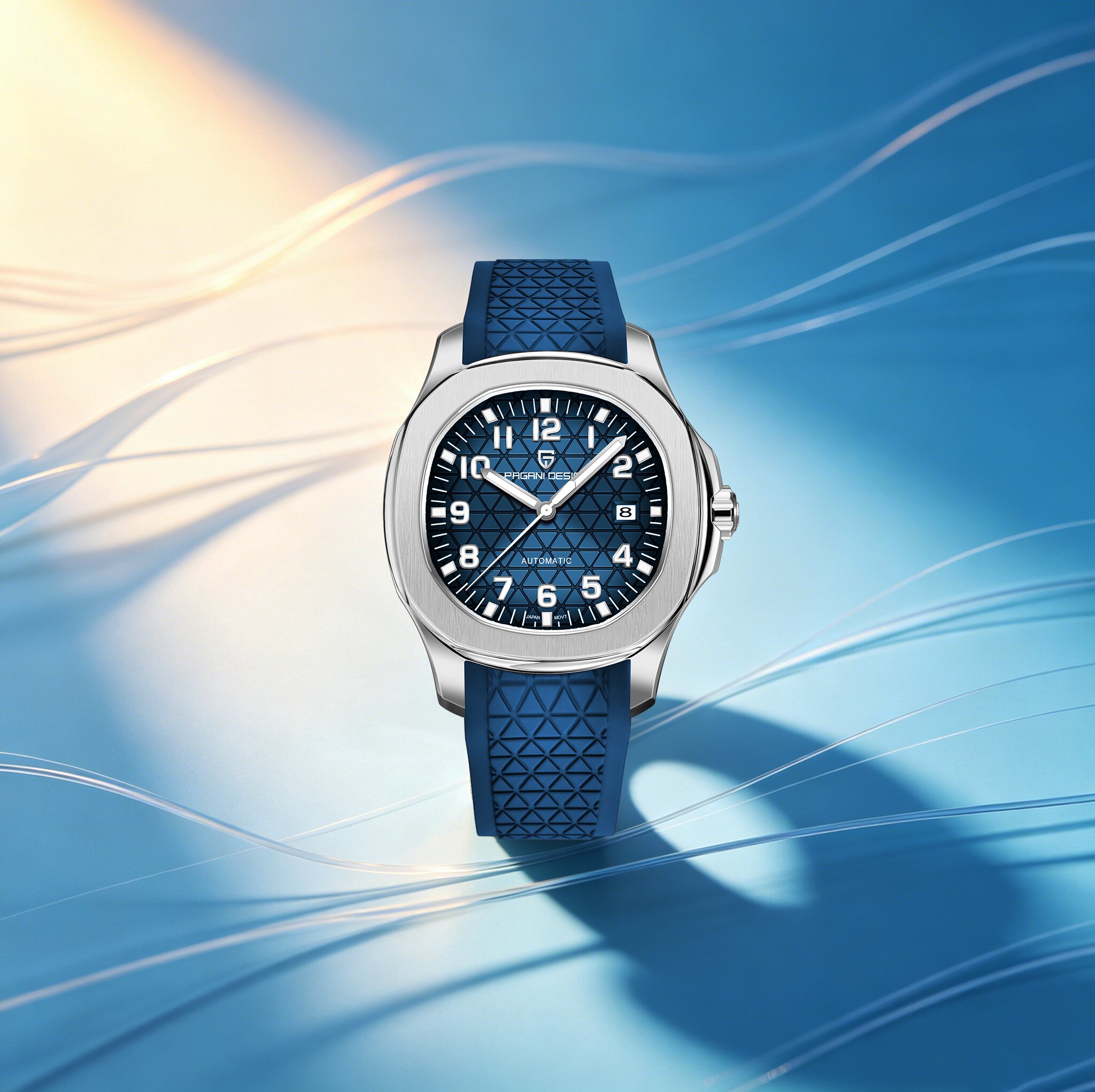 Rubber Strap Diver - Relógio Mecânico Masculino PAGANI DESIGN Upgrade