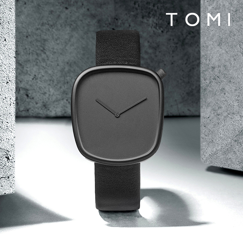 Canvas Strap Watch - Tomi relógio minimalista masculino quadrado moda