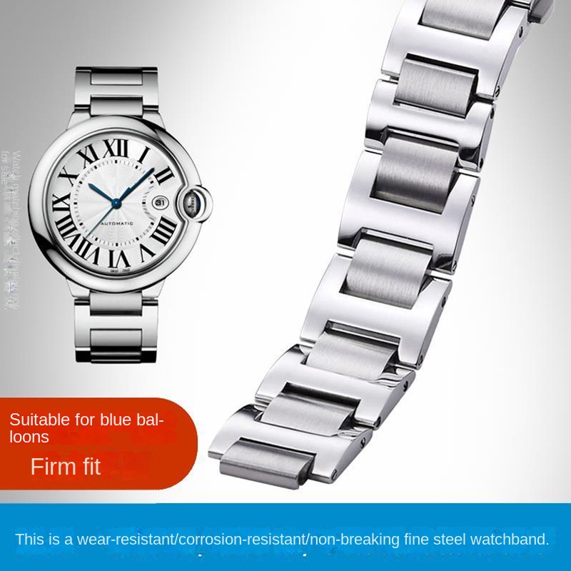 Cartier Watch Ballon Bleu - 14.8mm 16.8mm 18.11mm 20.12mm 22.14mm convexo