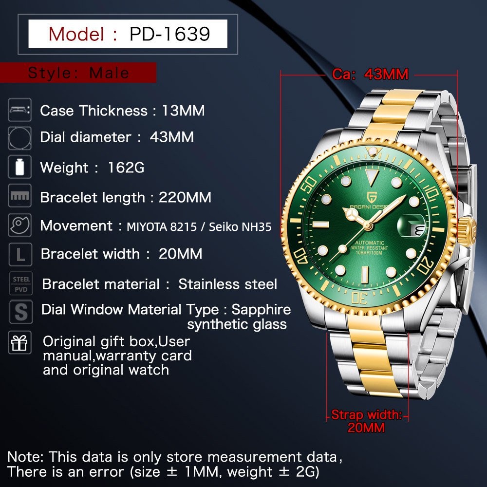 Relógio Automático Masculino P - Rolex Watch Submariner avaliação e preço