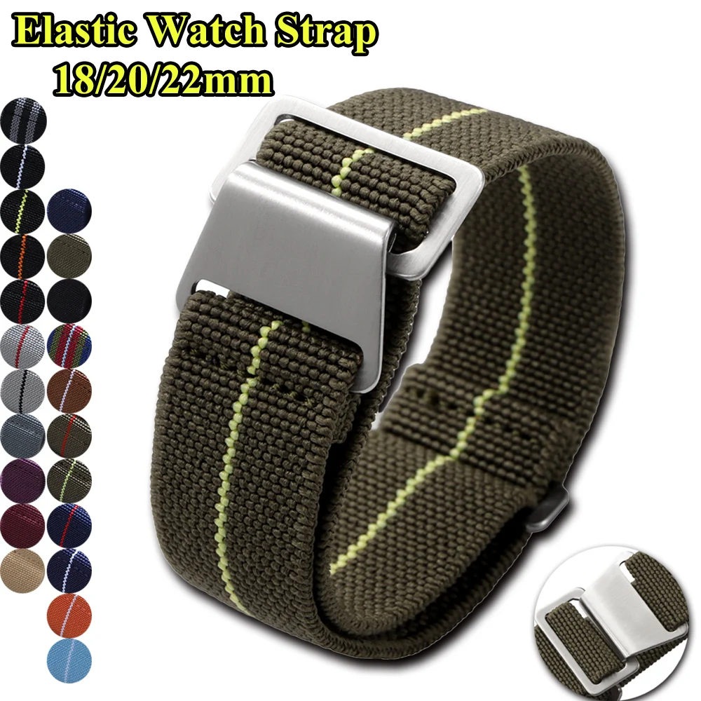 Pulseira de relógio elástica 1 - Canvas Strap Watch avaliação e preço