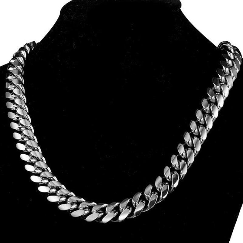 Aço inoxidável Miami Curb Cuba - Butterfly Clasp Deployant avaliação e preço