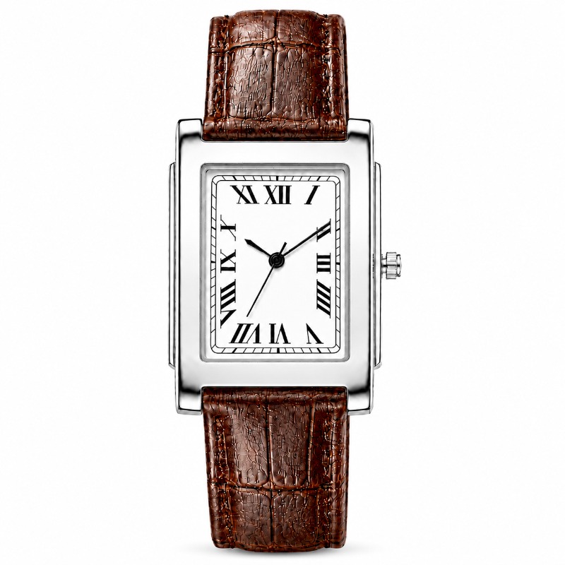 Relógio Analógico de Quartzo p - Leather Watch Band Men avaliação e preço