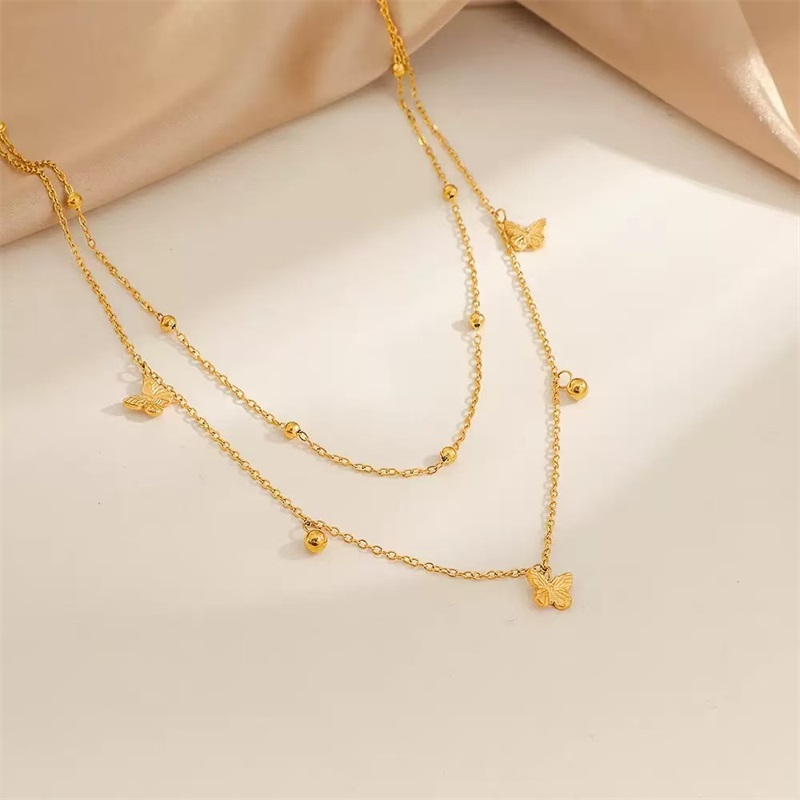 Colar Minimalista de Aço Inoxi - Butterfly Clasp Deployant avaliação e preço