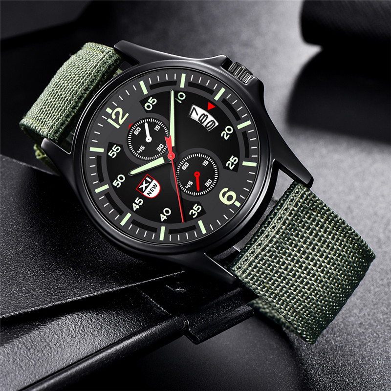 Reloj hombre genuíno xinew mar - Suede Strap Watch avaliação e preço