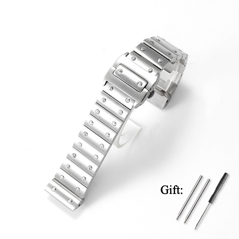 Pulseira de relógio de aço ino - Cartier Watch Santos avaliação e preço