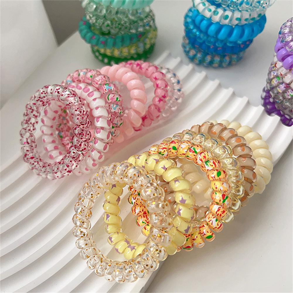 6 Peças de Elásticos de Cabelo - Silicone Band Women avaliação e preço