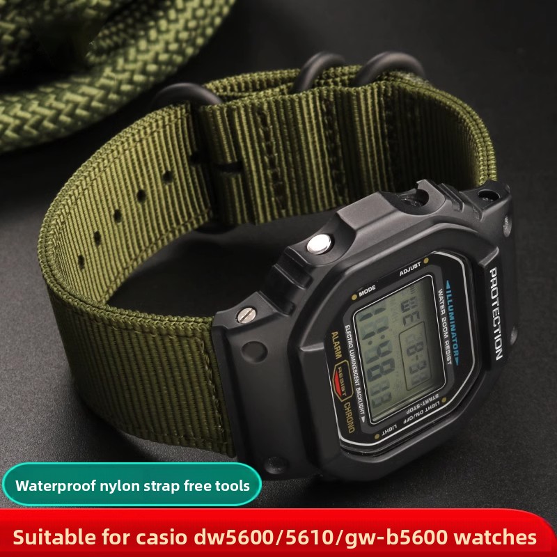 Pulseira de relógio de náilon  - Casio Watch G-Shock Dw-5600 avaliação e preço