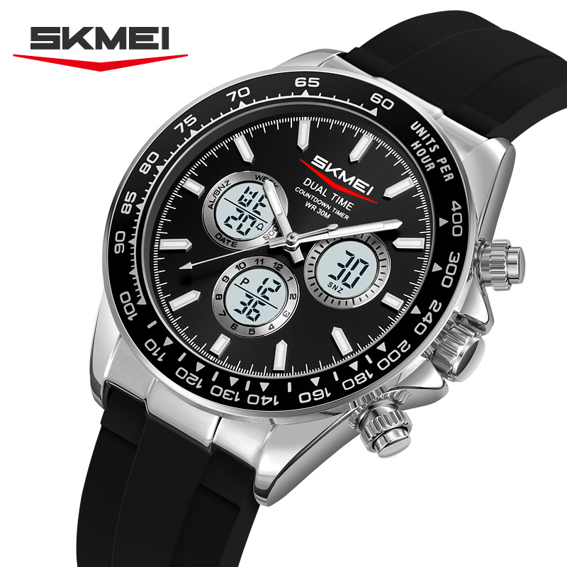 Skmei 2505 negócios de luxo ma - Suede Strap Watch avaliação e preço