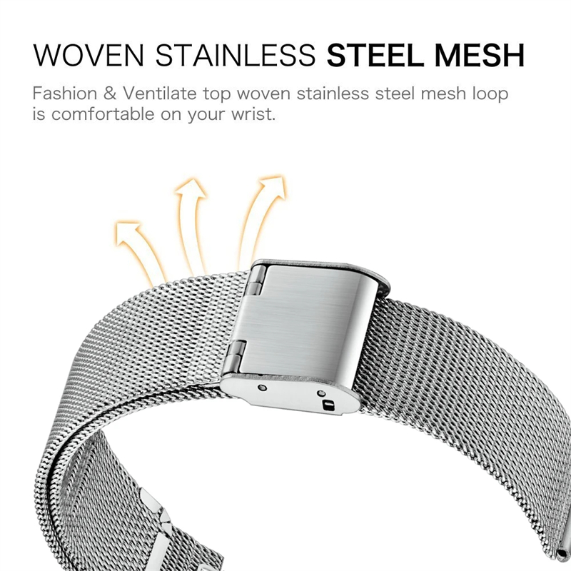 Pulseira de Malha Milanesa de  - Mesh Strap Metal avaliação e preço