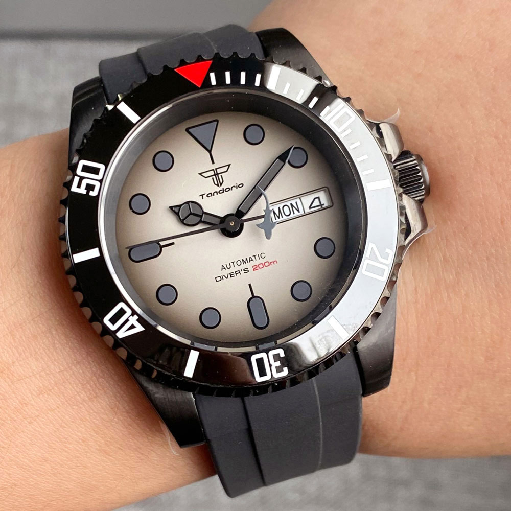 Tandorio-relógio impermeável V - Rubber Strap Diver avaliação e preço