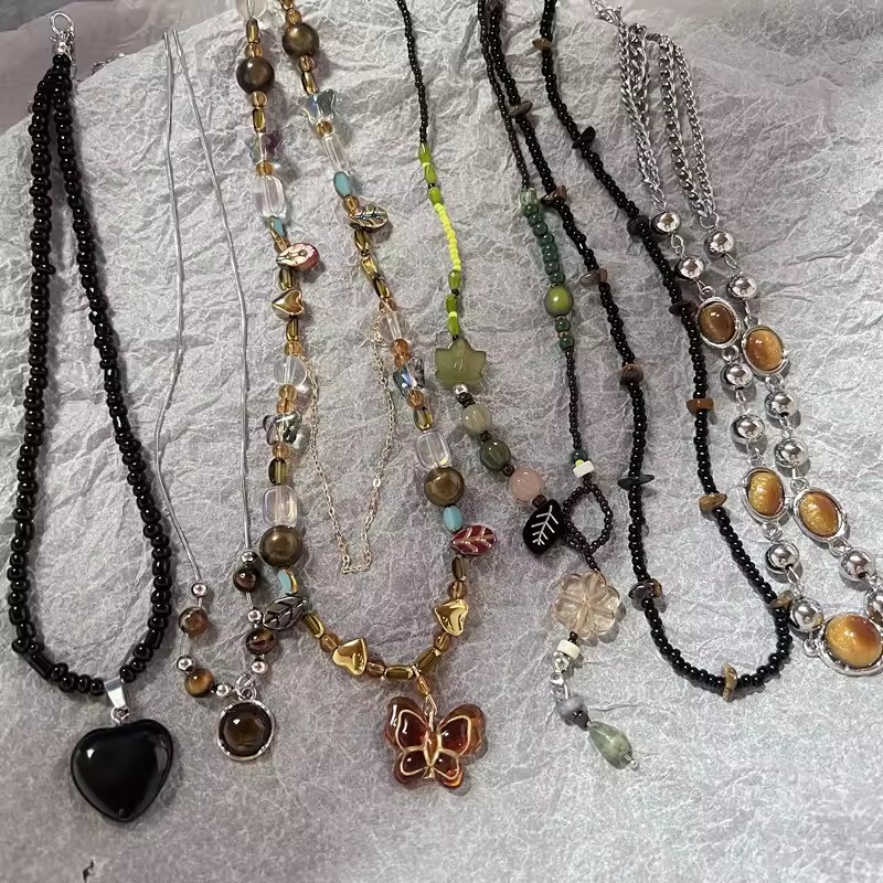 Conjunto de Colares Boho com P - Butterfly Clasp Deployant avaliação e preço