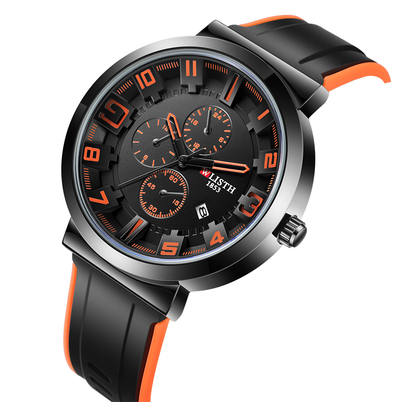 Wlisth retro relógios masculin - Leather Watch Band Men avaliação e preço
