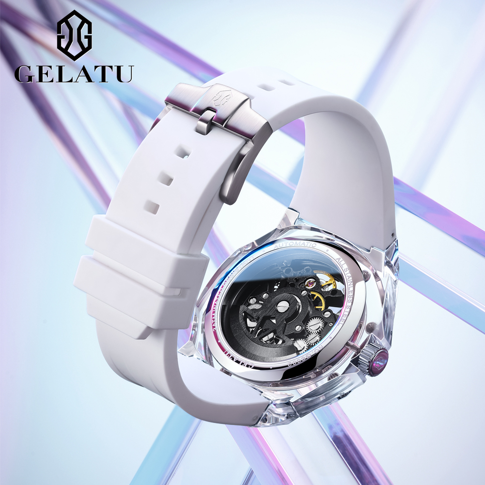 GELATU 8002 Relógio Mecânico A - Rubber Strap Diver avaliação e preço